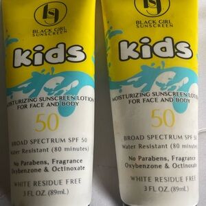 Kids SPF 50 Lotion - Yellow and White